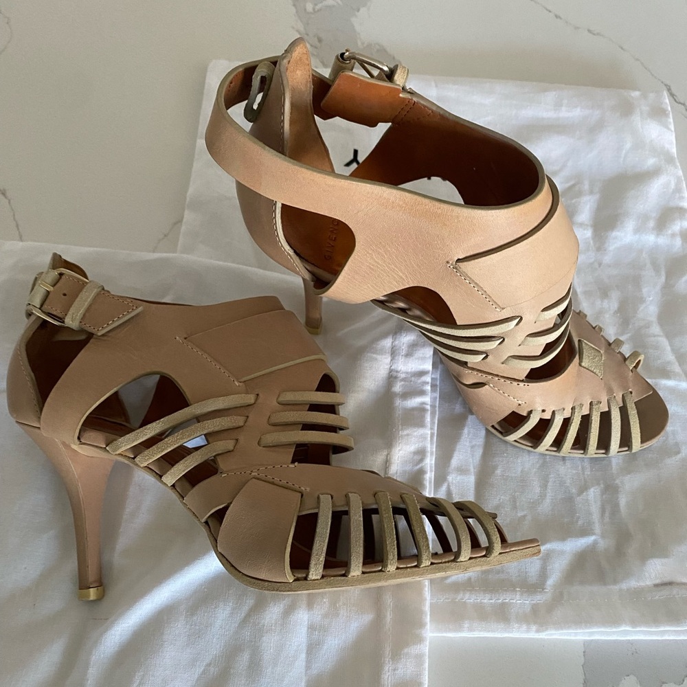 Givenchy Gladiator Sandal Heels.
